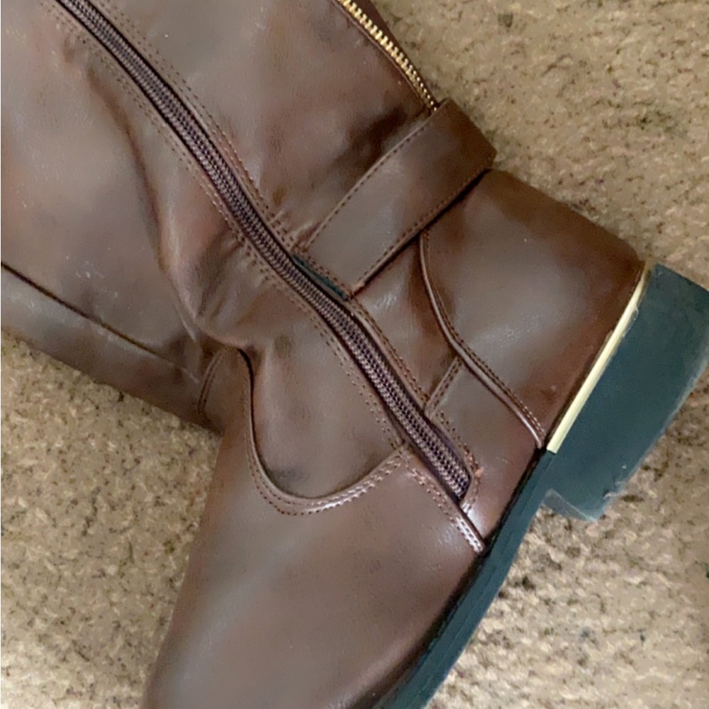 EXTRA WIDE FIT Rue Exposed Back Rider Boot Horse 🐎 - Picture 8 of 11